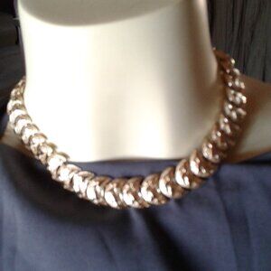 Coro Necklace Gold Tone Metal